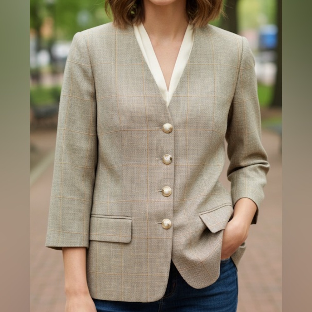 J MCLAUGHLIN Vintage 90s Wool Blazer